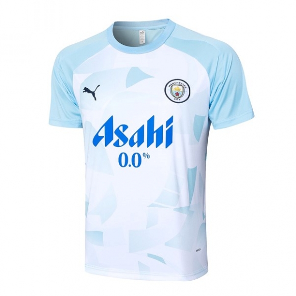 Maglia Formazione Manchester City 2024/25 Blu Bianco