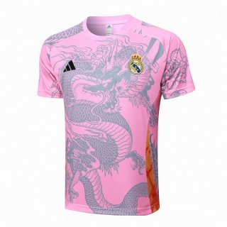 Maglia Formazione Real Madrid 2024/25 Rosa