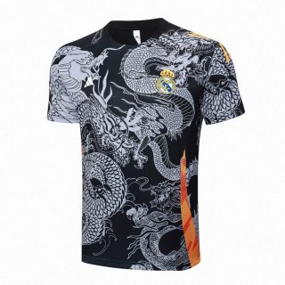 Maglia Formazione Real Madrid 2024/25 Nero Grigio