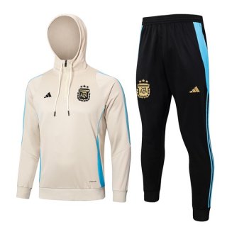 Felpa Cappuccio Argentina 2024/25 Giallo 3