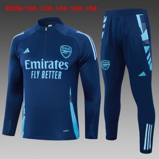 Bambino Felpa Allenamento Arsenal 2024/25 Blu 3