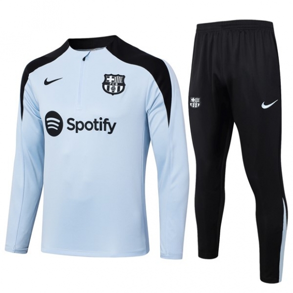 Felpa Allenamento Barcellona 2024/25 Blu 3