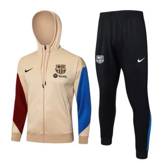 Felpa Cappuccio Barcellona 2024/25 Giallo Blu Rosso