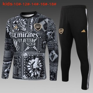 Bambino Maglia Training Arsenal 2024/25 Nero Bianco