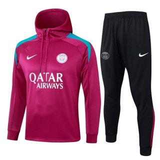Felpa Cappuccio PSG 2024/25 Rosso 3