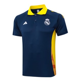 Polo Real Madrid 2024/25 Blu Giallo 2