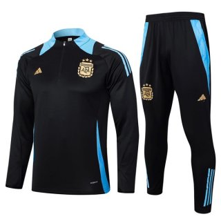 Felpa Allenamento Argentina 2024/25 Nero Blu 3
