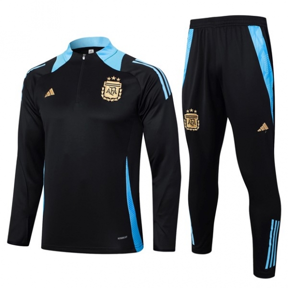 Felpa Allenamento Argentina 2024/25 Nero Blu 3