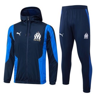 Giacca a vento Marseille 2024/25 Nero Blu