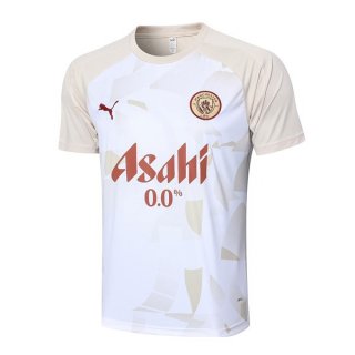 Maglia Formazione Manchester City 2024/25 Giallo Bianco