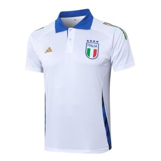 Polo Italia 2024/25 Bianco Blu 2