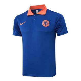 Polo Paesi Bassi 2024/25 Blu Arancione 2
