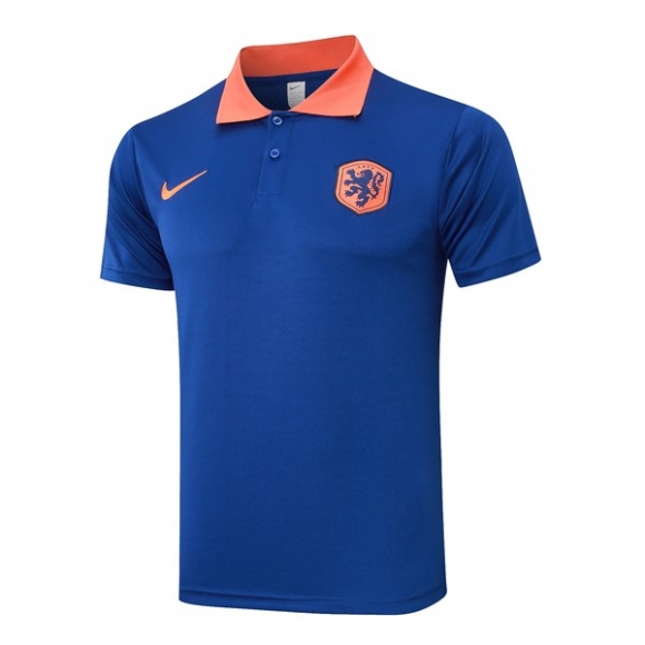 Polo Paesi Bassi 2024/25 Blu Arancione 2