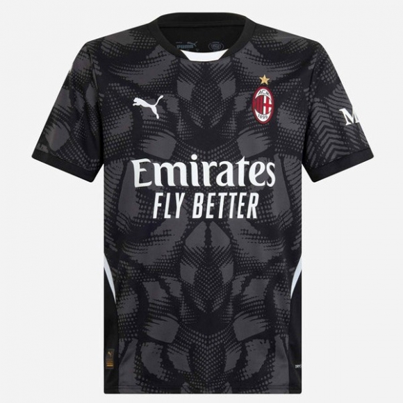 Thailandia Maglia AC Milan Portiere 2024/25 Nero Grigio