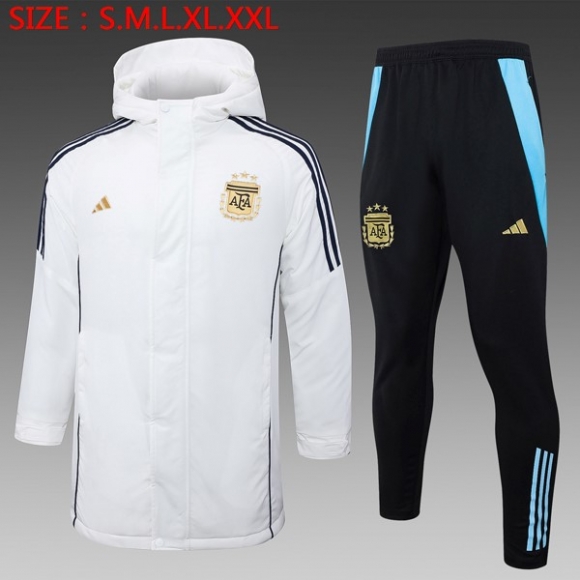 Piumino Argentina Set Completo 2024/25 Bianco 2