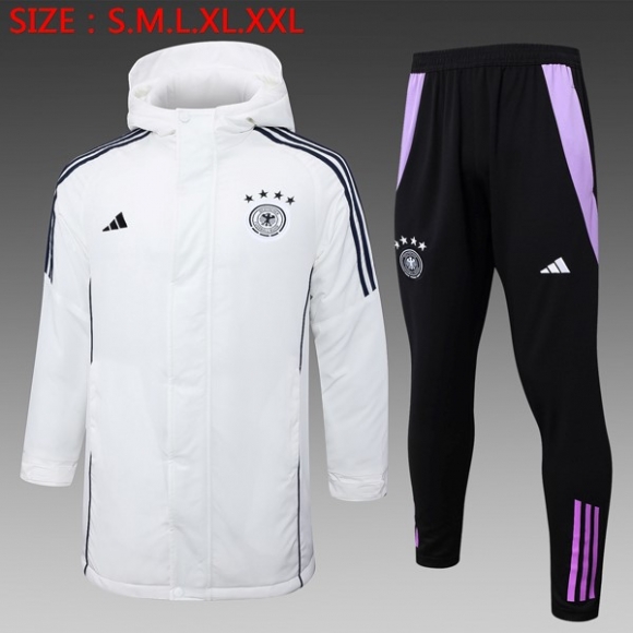 Piumino Germania Set Completo 2024/25 Bianco