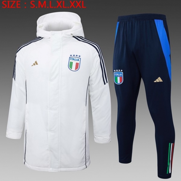 Piumino Italia Set Completo 2024/25 Bianco