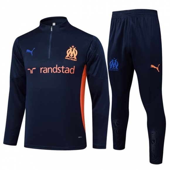 Felpa Allenamento Marseille 2024/25 Blu 2