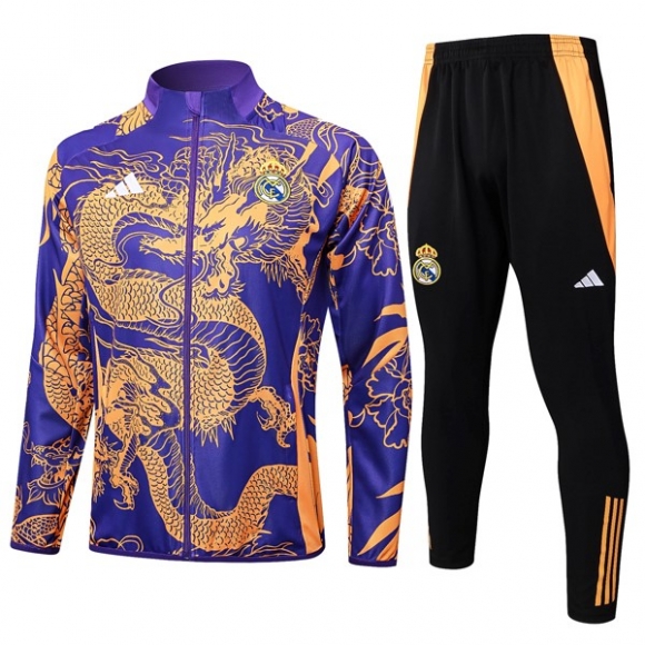 Giacca Real Madrid 2024/25 Porpora Giallo