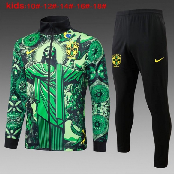 Bambino Giacca Brasile 2024/25 Verde