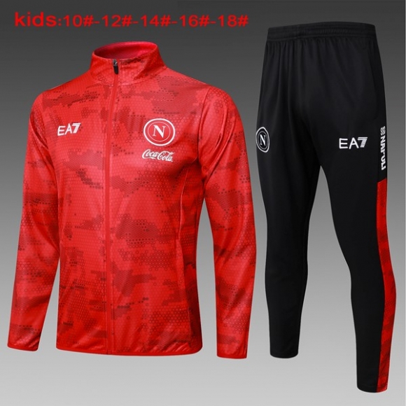 Bambino Giacca Napoli 2024/25 Rosso