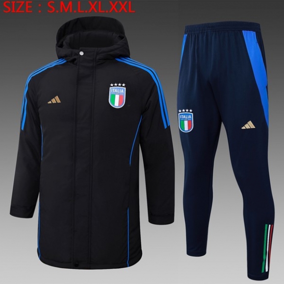 Piumino Italia Set Completo 2024/25 Nero