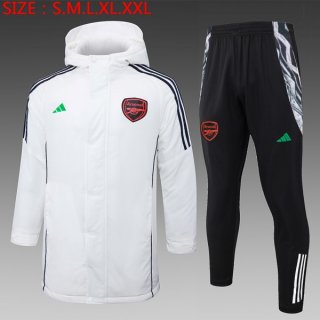 Piumino Arsenal Set Completo 2024/25 Bianco