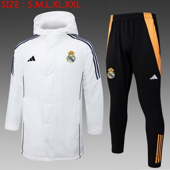 Piumino Real Madrid Set Completo 2024/25 Bianco 2