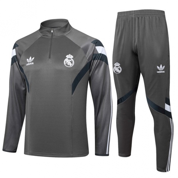 Felpa Allenamento Real Madrid 2024/25 Grigio 2