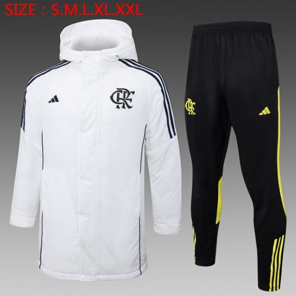 Piumino Flamengo Set Completo 2024/25 Bianco 2