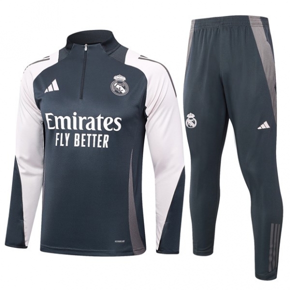 Felpa Allenamento Real Madrid 2024/25 Grigio