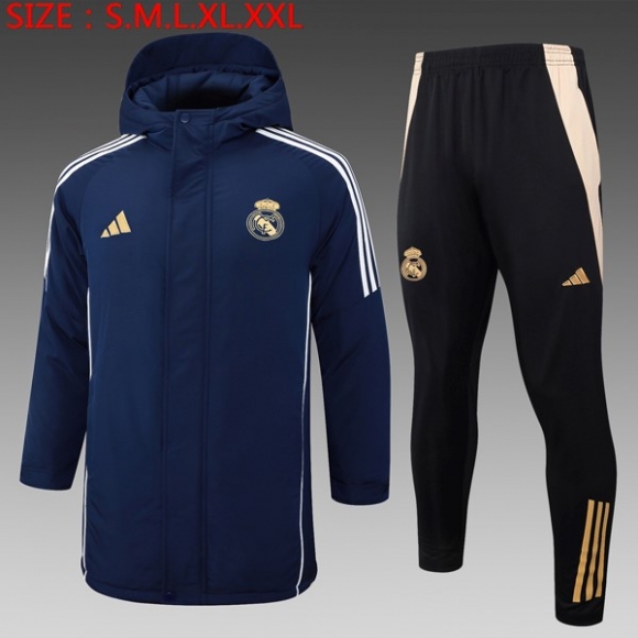 Piumino Real Madrid Set Completo 2024/25 Blu