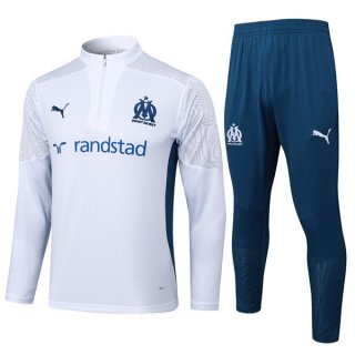 Felpa Allenamento Marseille 2024/25 Bianco