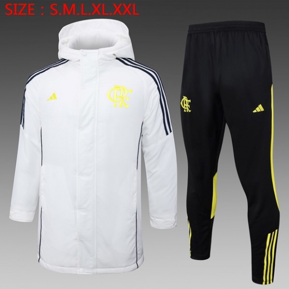 Piumino Flamengo Set Completo 2024/25 Bianco