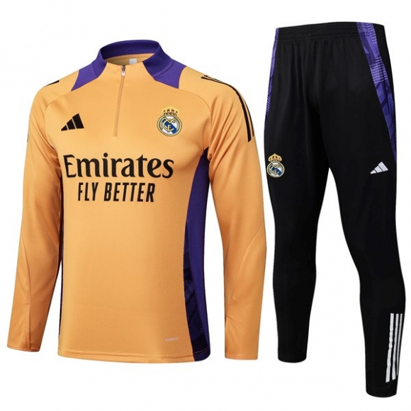 Felpa Allenamento Real Madrid 2025/26 Giallo