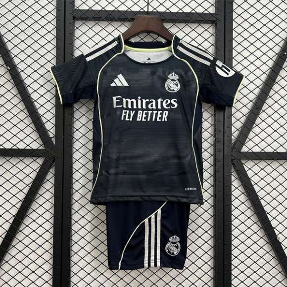 Maglia Real Madrid Away Bambino 2025/26