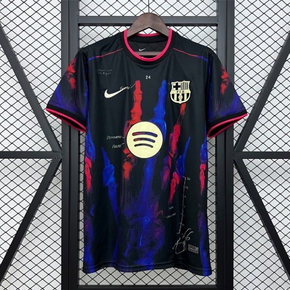 Maglia Barcellona Special Edition 2025/26 Nero Rosso
