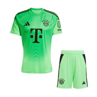 Maglia Bayern Monaco Portiere Bambino 2025/26 Verde