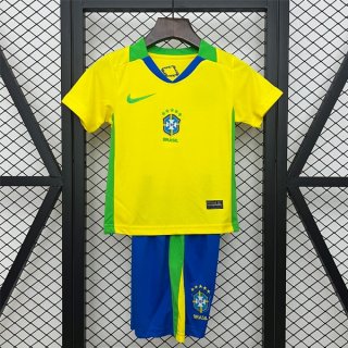 Maglia Brasile Home Bambino 2025