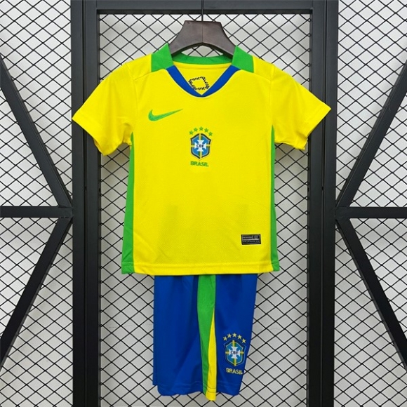 Maglia Brasile Home Bambino 2025
