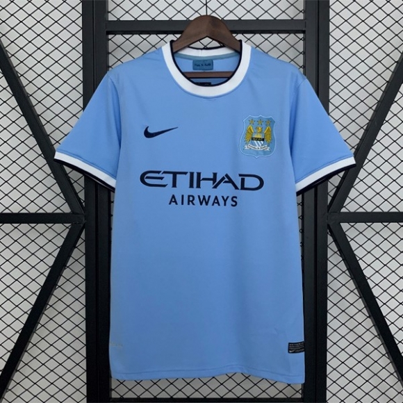 Thailandia Maglia Manchester City Home Retro 2013-2014