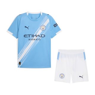 Maglia Manchester City Home Bambino 2025/26
