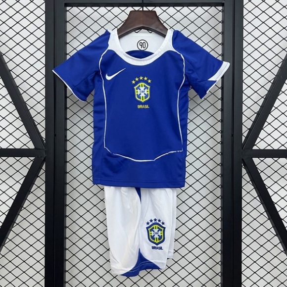 Maglia Brasile Seconda Bambino Retro 2004