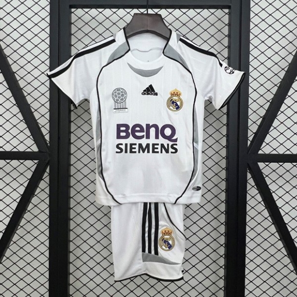 Maglia Real Madrid Home Bambino Retro 2006-2007