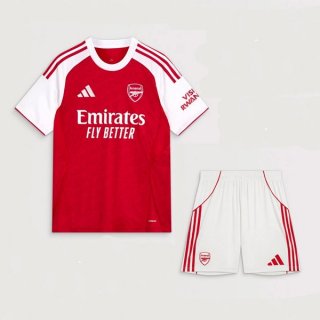 Maglia Arsenal Home Bambino 2025/26