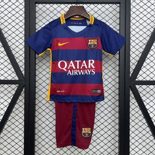 Maglia Barcellona Home Bambino Retro 2015-2016