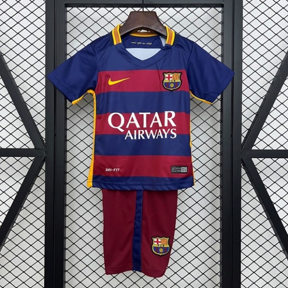Maglia Barcellona Home Bambino Retro 2015-2016