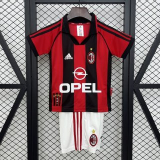 Maglia AC Milan Home Bambino Retro 1998-1999