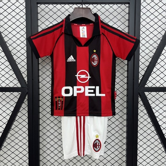 Maglia AC Milan Home Bambino Retro 1998-1999