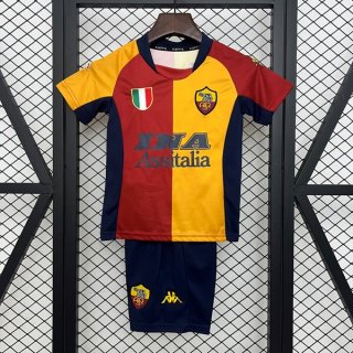 Maglia Roma Home Bambino Retro 2001-2002